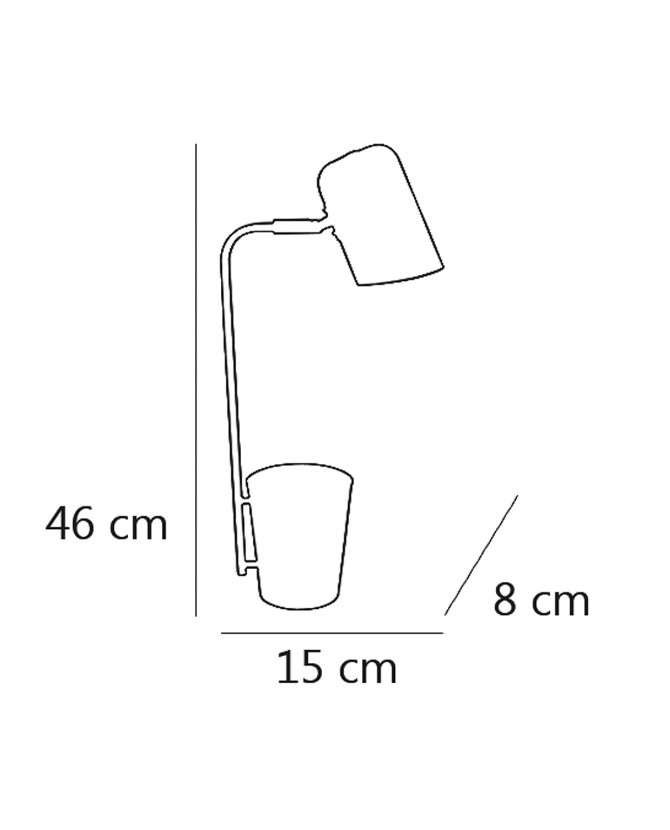 Flexo DIANTE blanco. - Imagen 3
