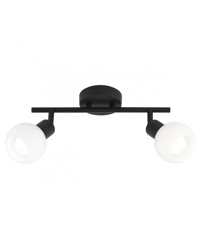 Regleta OPAL negro mate.Tulipa opal.
