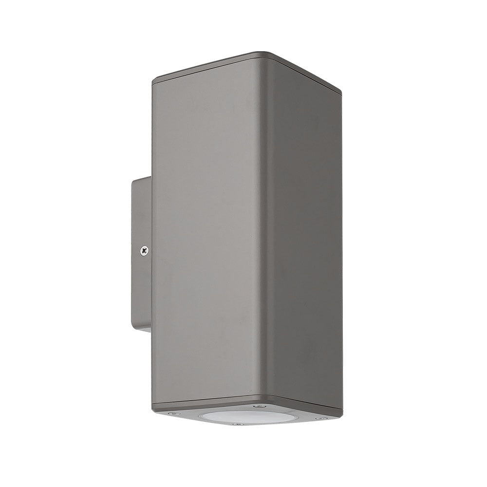 Aplique Exterior YOPOL gris.2xGU10.