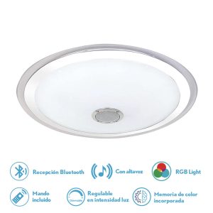 Plafón MAGALLANES 53 blanco efecto cielo estrellado.