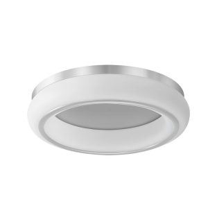 Plafón PARIS blanco/plata.