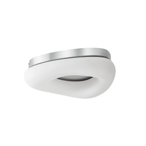 Plafón PARIS PQ plata/blanco.