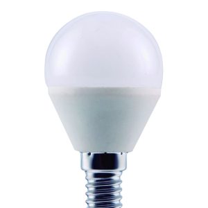 Bombilla LED Esférica 6W E-14.5000K.