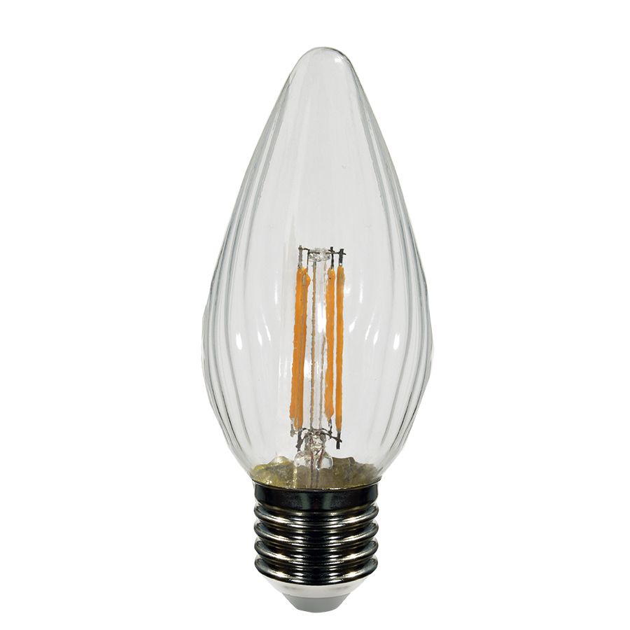 Bombilla LED Filamento Antorcha 4W E-27.3000K.