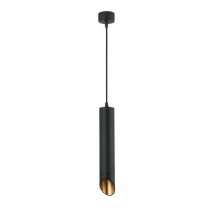 Lámpara Colgante NAKHON negro/oro.