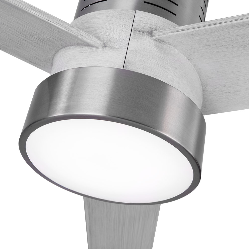 Ventilador TEO níquel/gris.Motor DC.Diámetro: 139 cms. - Imagen 2