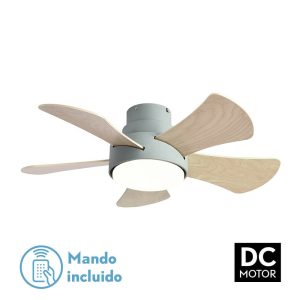 Ventilador GREGARIO verde.Motor DC.Diámetro: 82 cms.