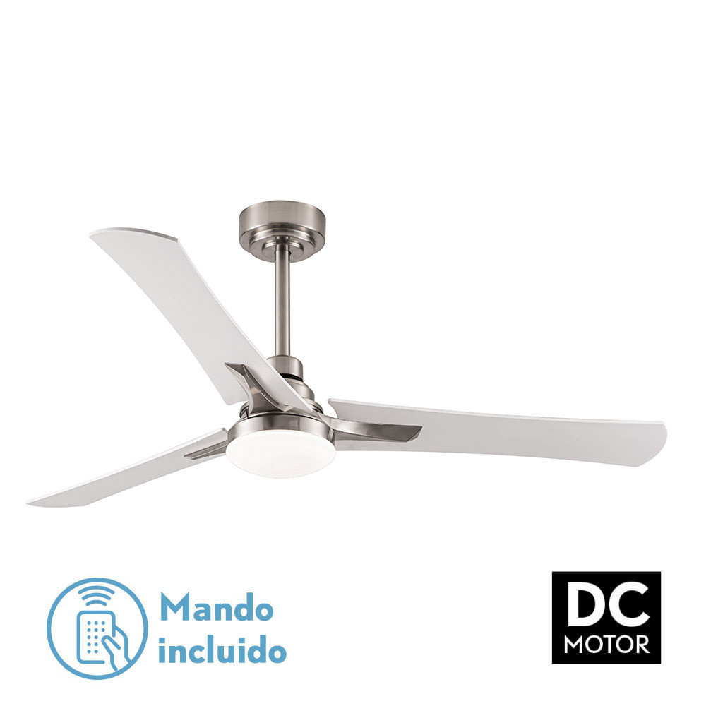 Ventilador CORO níquel.Motor DC.Diámetro: 132 cms.