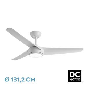 Ventilador PATRAS blanco.Motor DC.Diámetro: 131,20 cms.