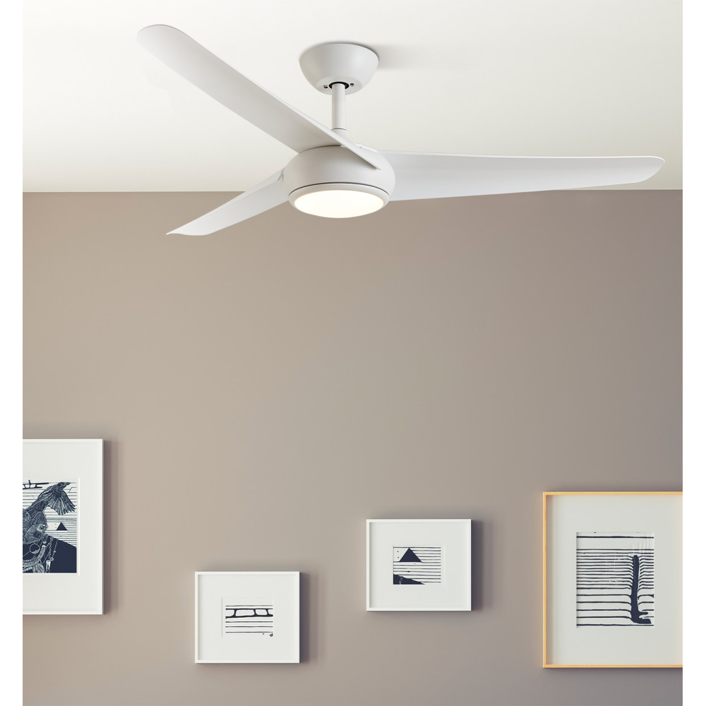 Ventilador PATRAS blanco.Motor DC.Diámetro: 131,20 cms. - Imagen 2