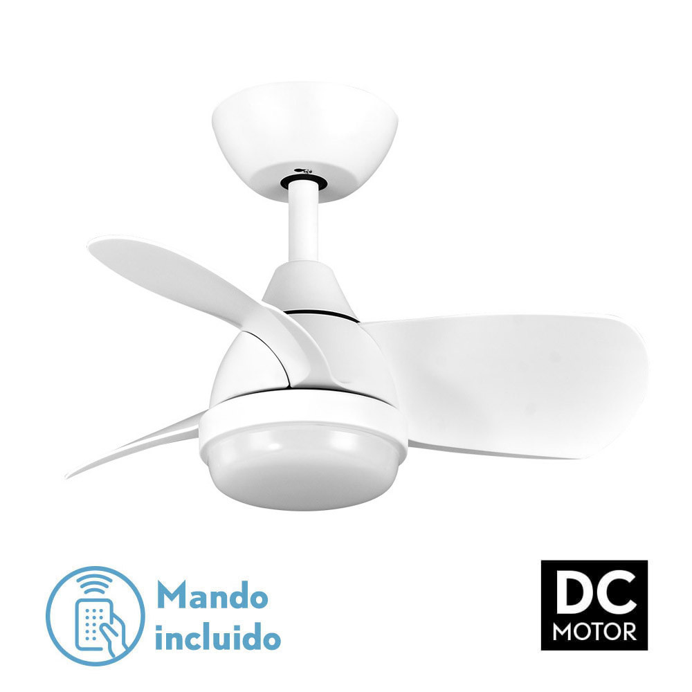 Ventilador PIRDO blanco.Motor DC.Diámetro: 60 cms.