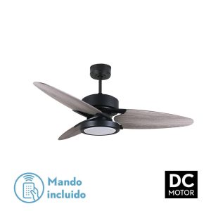 Ventilador CROSS negro.Motor DC.Diámetro: 132 cms.
