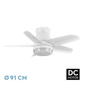 Ventilador NEUTRON blanco.Motor DC.Diámetro: 91 cms.