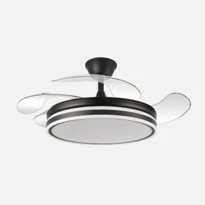 Ventilador BAYOMO negro.Motor DC.Diámetro:50-107 cms.