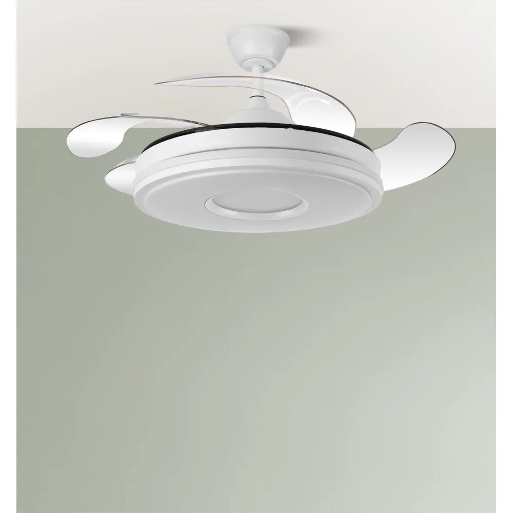 Ventilador DANI blanco.Motor DC.Diámetro: 50-106 cms. - Imagen 3