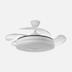 Ventilador DANI blanco.Motor DC.Diámetro: 50-106 cms.
