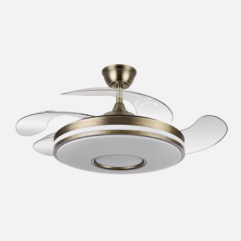 Ventilador DANI cuero.Motor DC.Diámetro: 50-106 cms.
