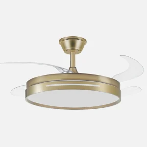Ventilador MICENAS cuero.Motor DC.Diámetro: 50-106 cms.
