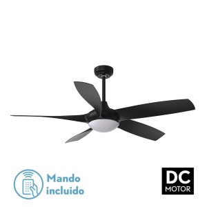 Ventilador GALLEO negro.Motor DC.Diámetro: 137 cms.