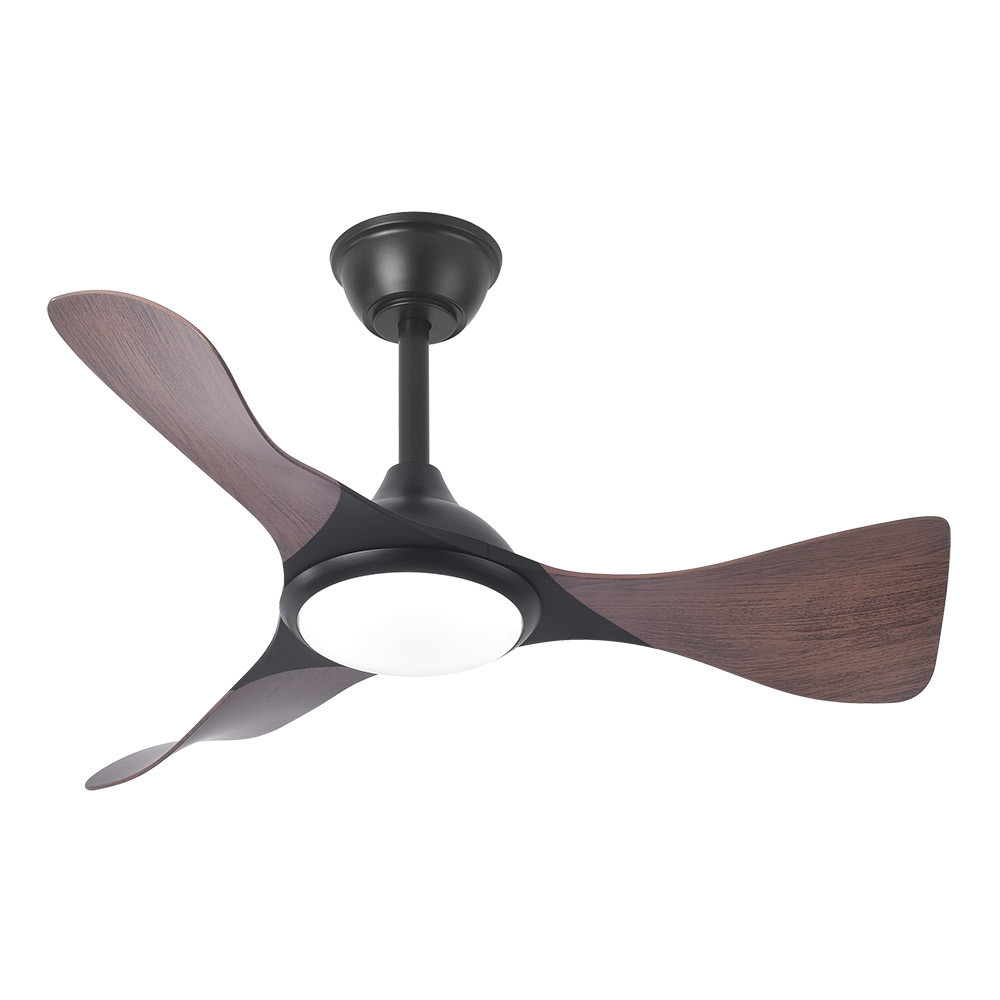 Ventilador CAIMAN negro/roble.Motor DC.Diámetro: 89 cms. - Imagen 2