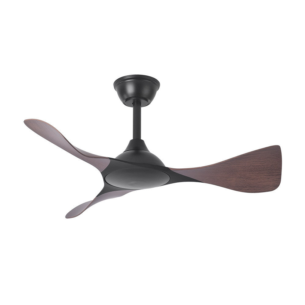 Ventilador CAIMAN negro/roble.Motor DC.Diámetro: 89 cms. - Imagen 3