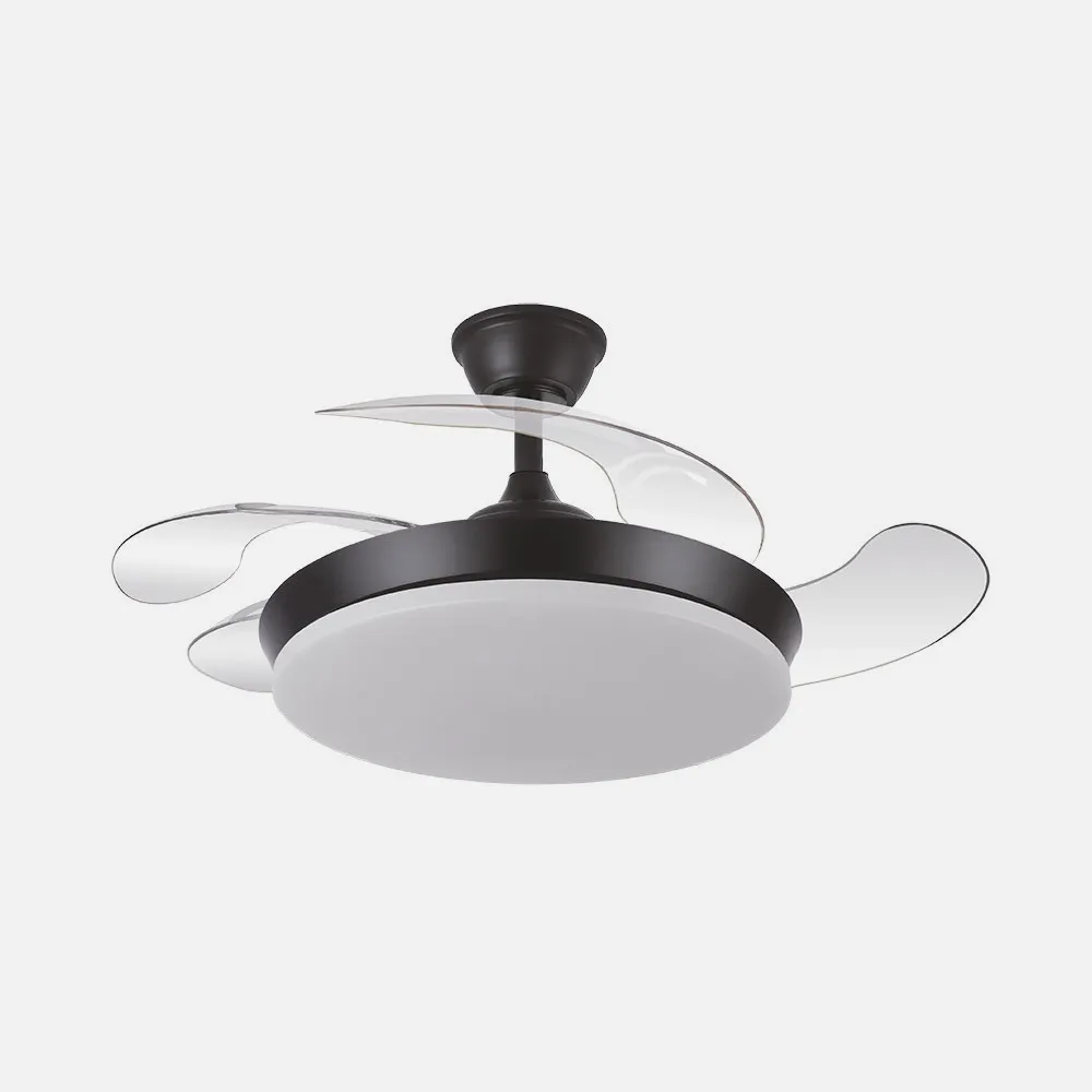 Ventilador TRIDENTE MINI negro.Motor DC.Diámetro: 40-91 cms. - Imagen 4