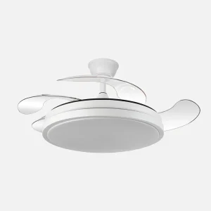 Ventilador ESCORPION blanco.Motor DC.Diámetro: 50-107 cms.