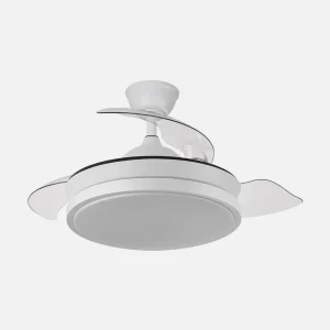 Ventilador ESCORPION MINI blanco.Motor DC.Diámetro: 40-91 cms.